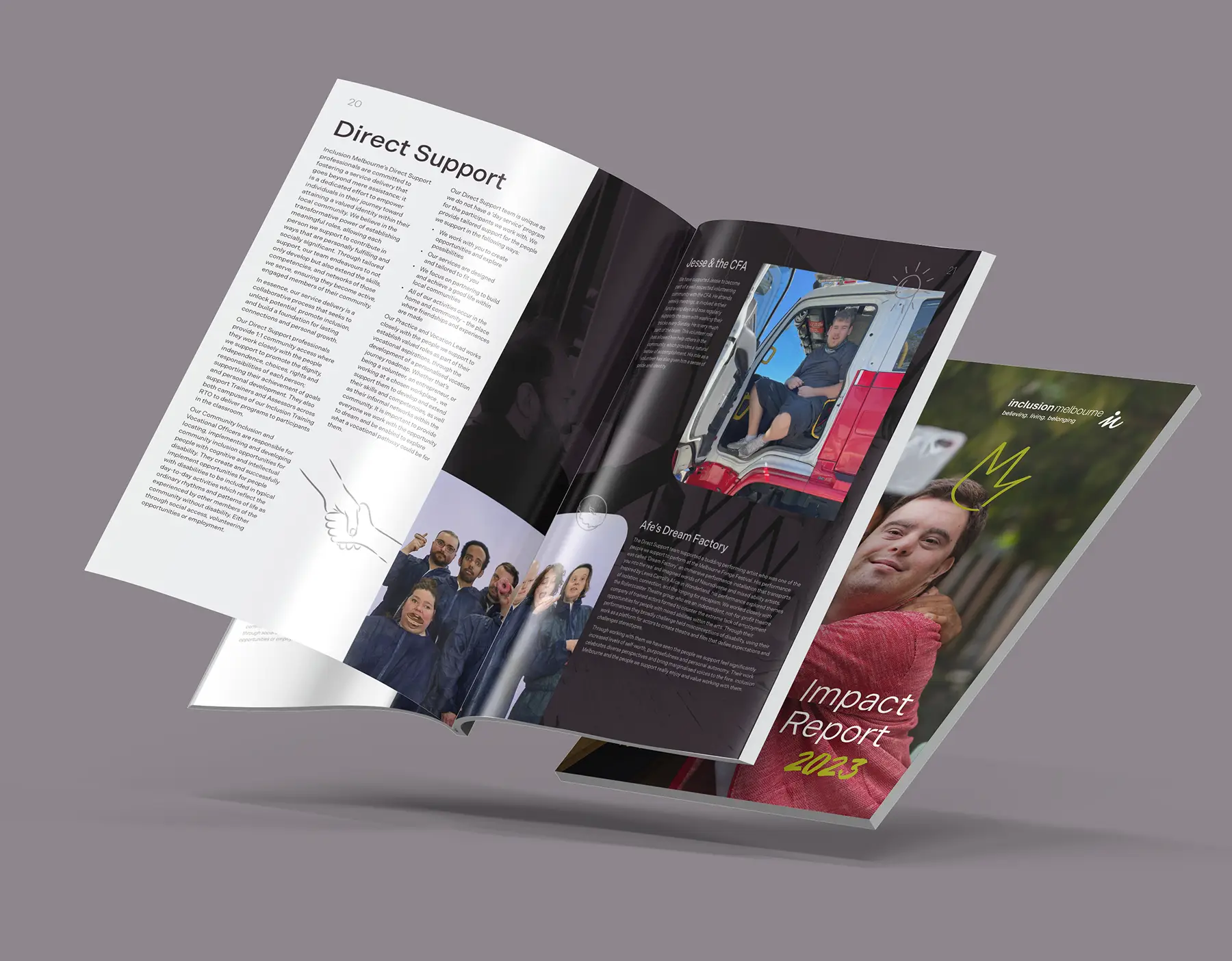 Inclusion Melbourne Annual report pages